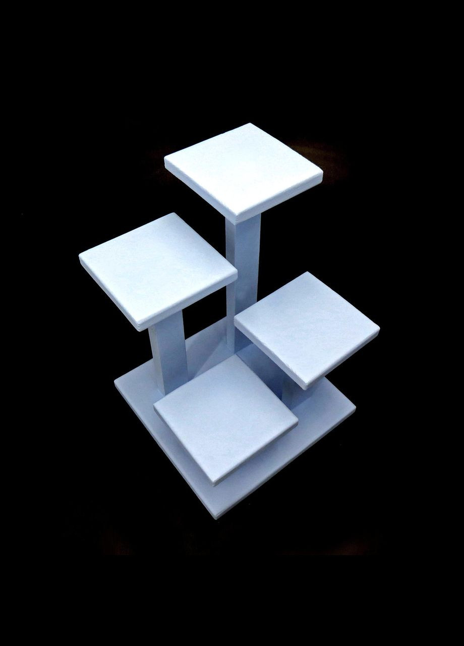 Підставка для квітів з дерева Ковадонга ірис (ЦВП-006352) No Brand (328230287)