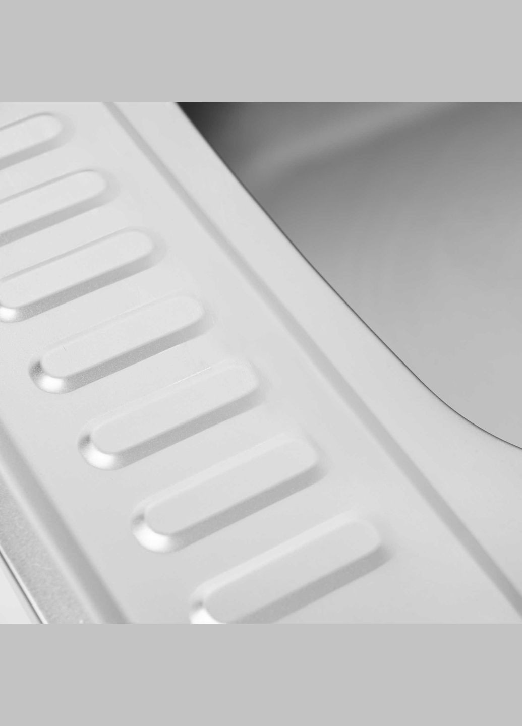 Кухонна мийка з нержавіючої сталі САТИН 6050 R (0,5/160 мм) Platinum (269793913)