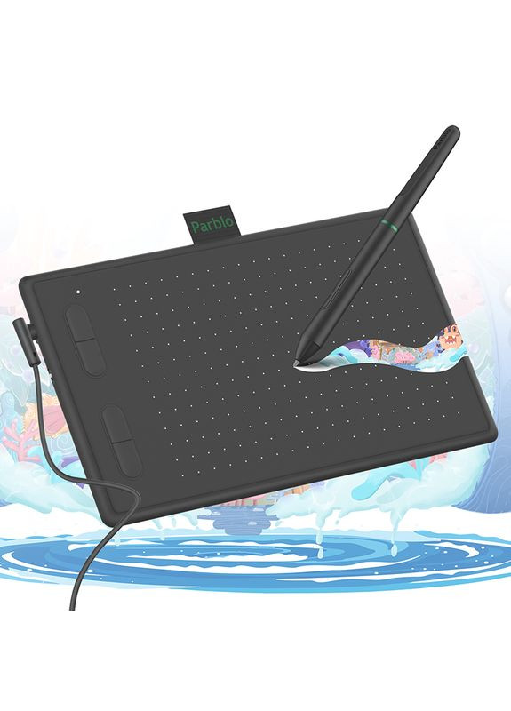 Графічний планшет Ninos N7B, чорний Parblo (315142471)
