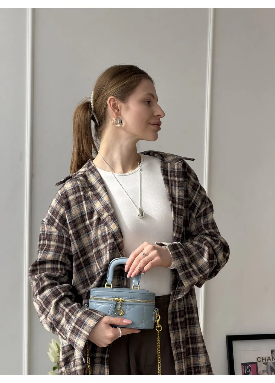 Жіноча сумка Trail Crossbody 17 блакитний через плечі No Brand (402250709)