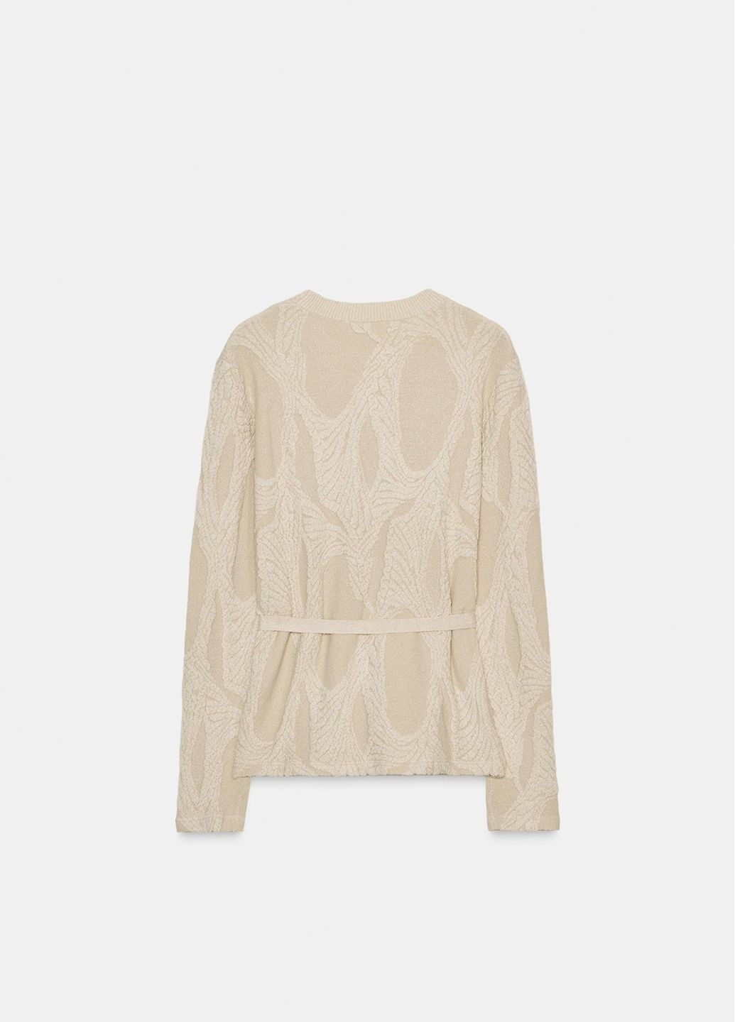 Светло-бежевый демисезонный свитер Zara