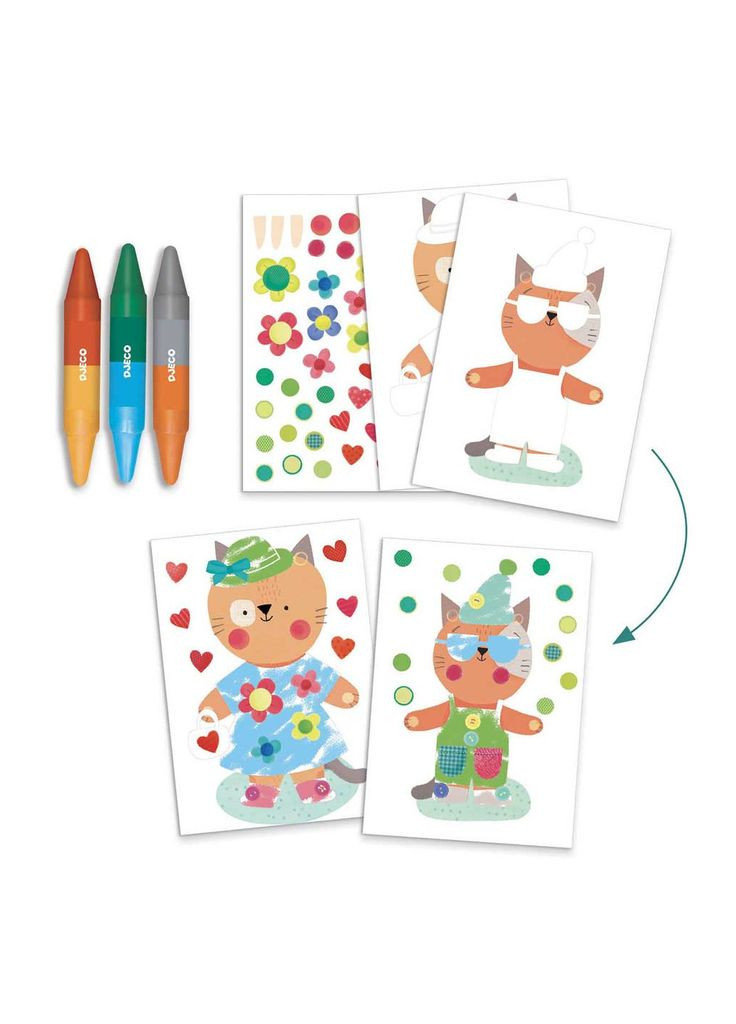 Набір для творчості Будиночки для тварин (DJ09293) Djeco (373004072)