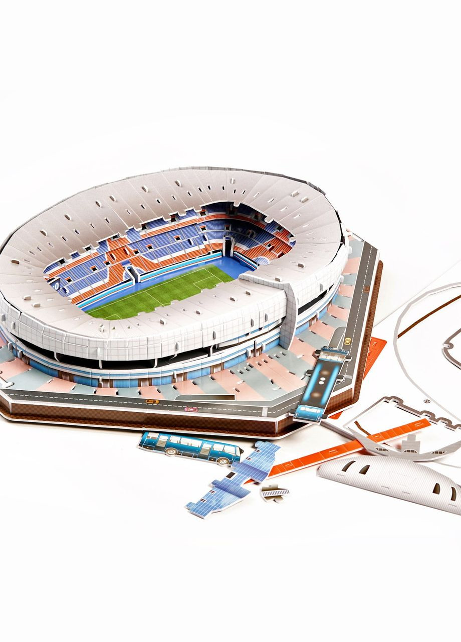 Стадион Пари Сен-Жермен. Огромные 3D пазлы "Parc des Princes" Трехмерный конструктор-головоломка. Magic (346534226)
