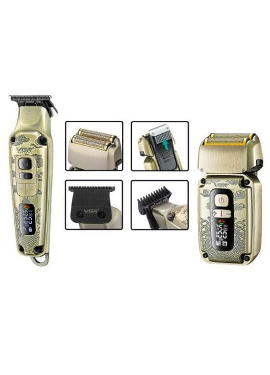 Машинка для стрижки и бритья V-641, Беспроводная электробритва, Машинка для стрижки головы VGR (364664286)