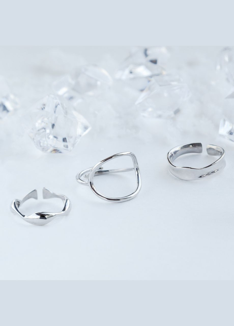 Серебряное кольцо Сфера на фаланге без камней Каштан (342334832)