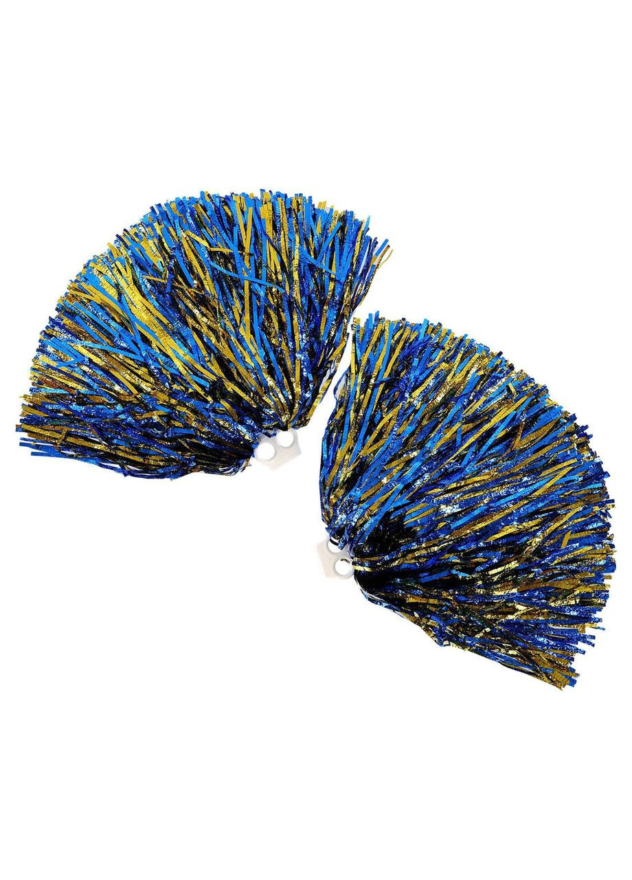 Помпони ниткоподібні матові для чирлідингу і танців із захопленнями-кільцями Pom-Poms C-0838 (матові, пластик, 2шт, вага SP-Sport (369925201)