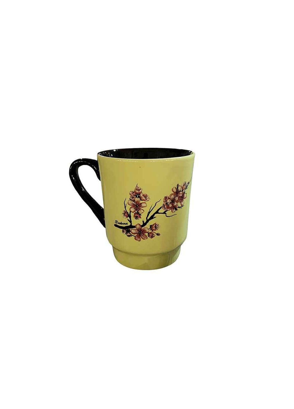 Чашка 600мл "Водолій" Жовто-коричнева деколь ТМ"СЛОВ'ЯНСЬК" Слов'янськ (357217961)