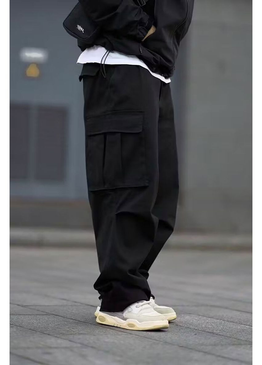 Черные демисезонные брюки OGP