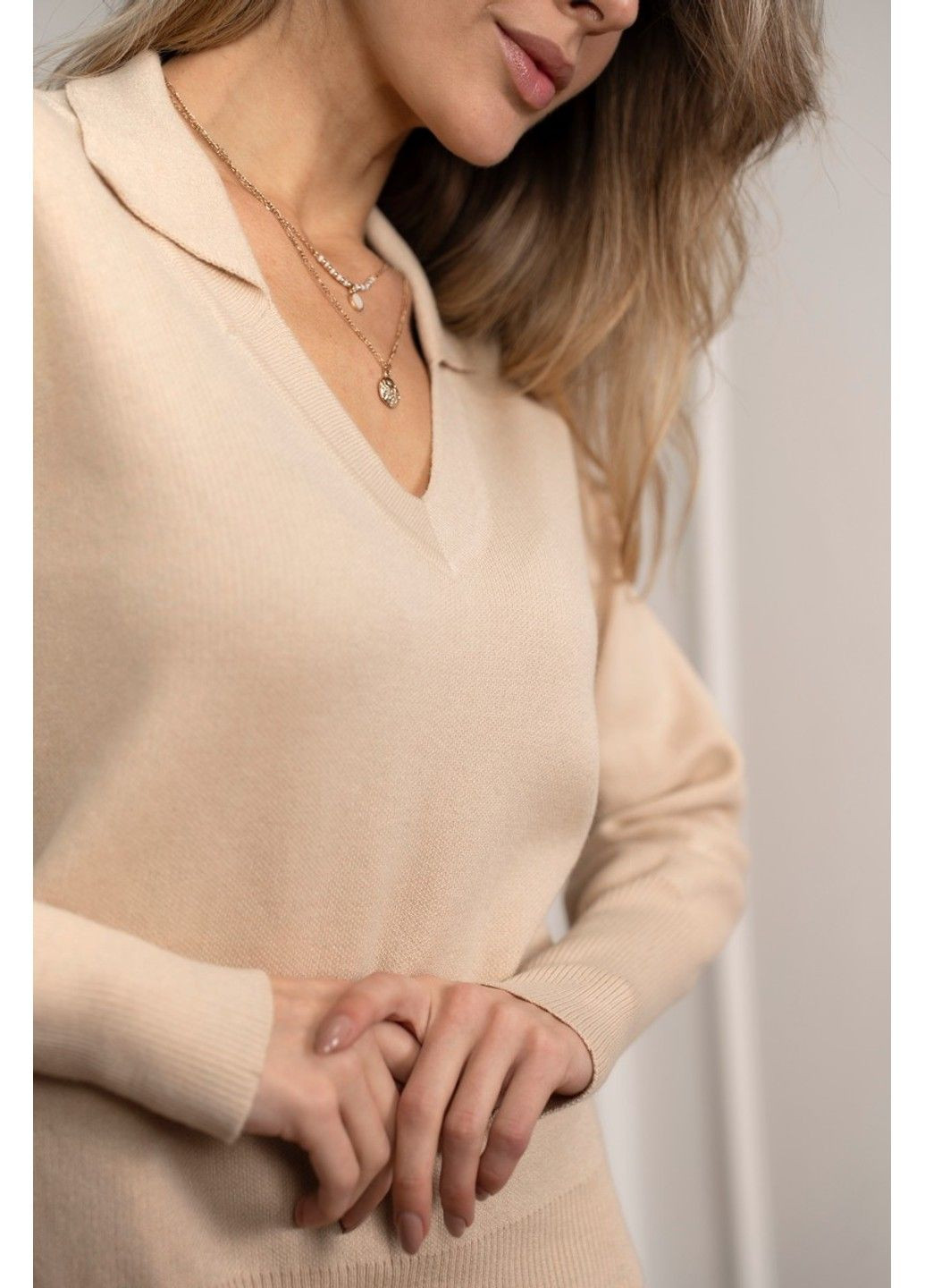 Бежевий демісезонний джемпер js981 Sewel