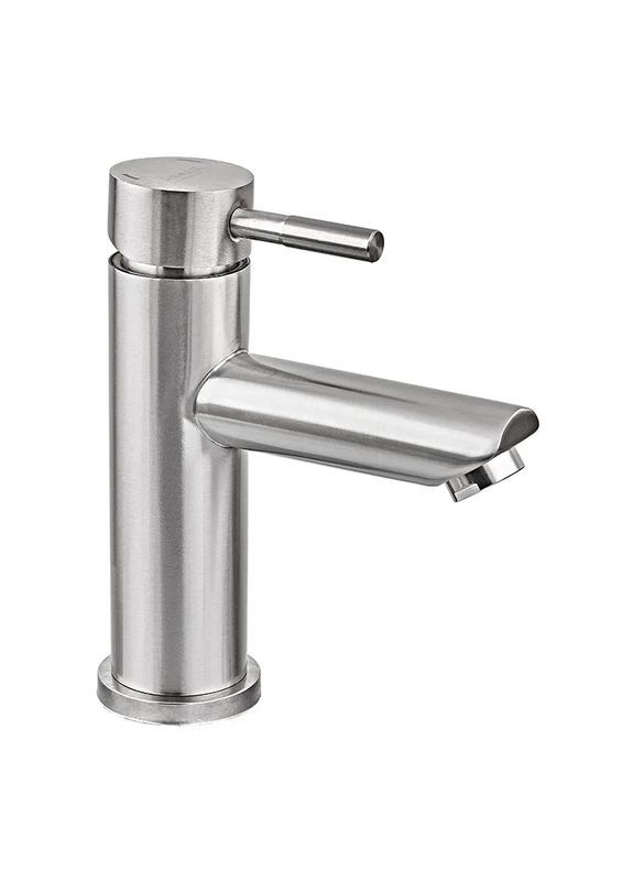 Смеситель для умывальника SUS-001-A(N) с коротким изливом из нерж. стали (без подвода) (CH6475) Armata (330774941)