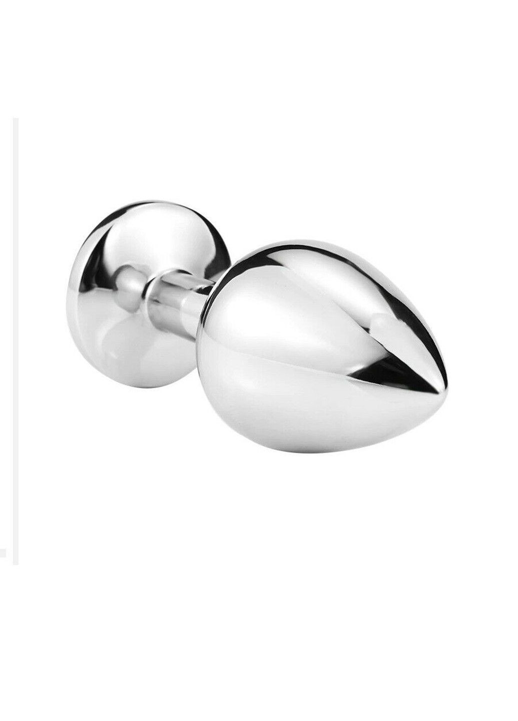 Анальна пробка з кристалом із медичної сталі (Розмір M, фіолетова) We Love (284278249)