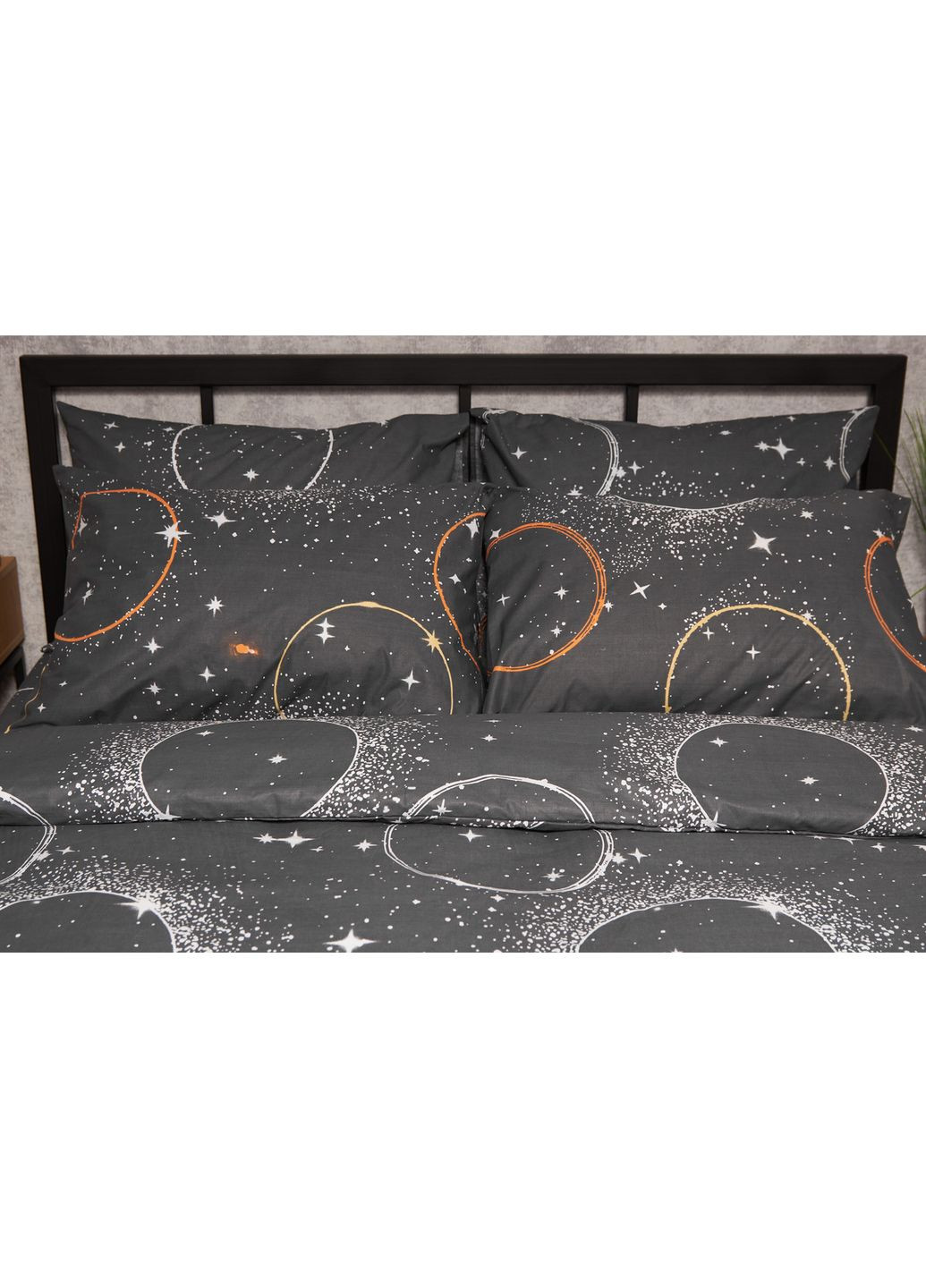 Комплект постельного белья Бязь Gold Люкс «» Семейные 160х220х2 наволочки 2х50х70 (MS-820006226) Moon&Star Cosmic Vibes (356113228)