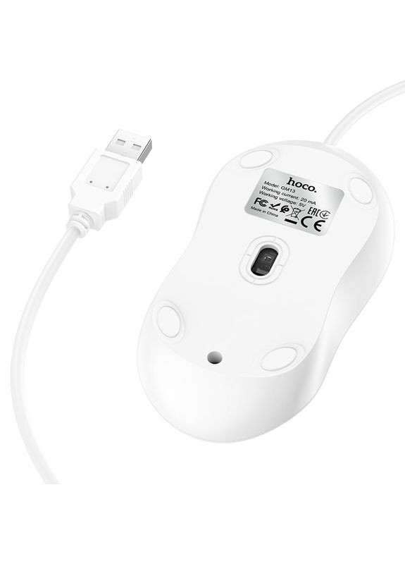 Миша провідна GM13 Esteem, USB, 1000/1600 DPI, 4D клавіші Hoco (267507289)