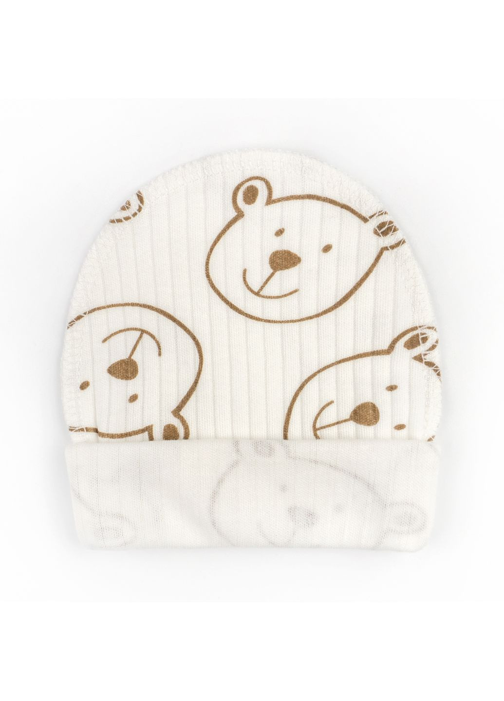 Шапочка Dexter`s с подворотом из интерлока bear on milk 38 dexter's (370216188)