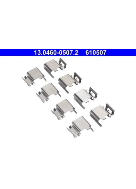 Монтажний к-кт гальмівних колодок 13-0460-0507-2-02-ua ATE (367040624)