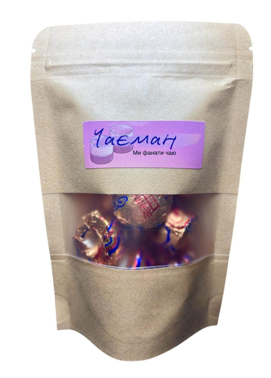 Чай чёрный Шу Пуэр Чаеман, мини точа с хризантемой, прессованный, 1 шт 5 г No Brand (336385917)