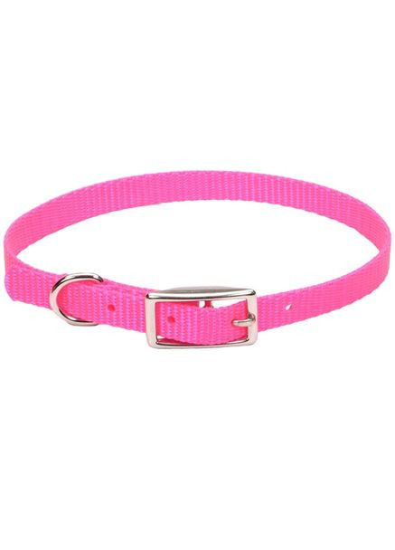 Нашийник для собак Nylon Web 1x30 см яскраво-рожевий (76484301025) Coastal (322869869)