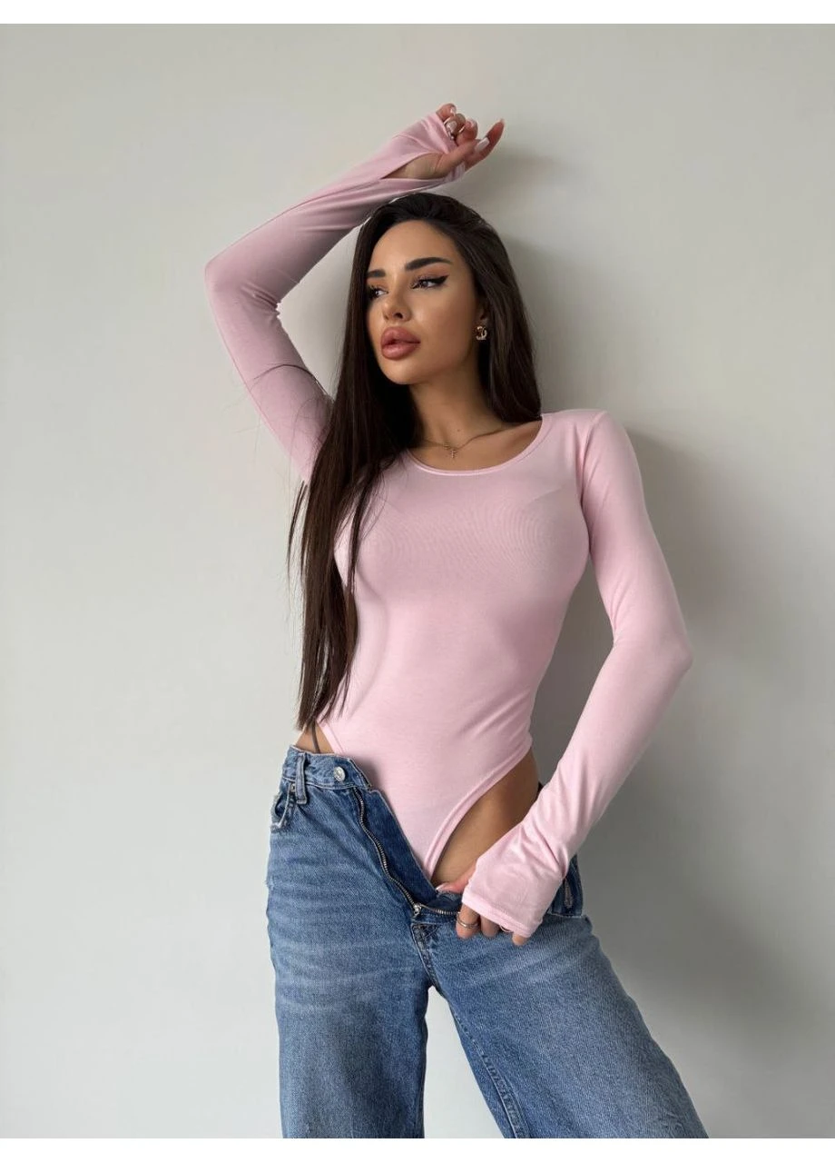 Женский однотонный боди (like16619) Like fashion (389098408)