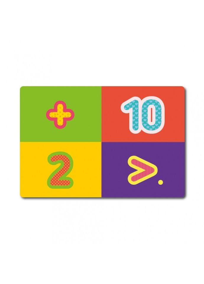 Настільна гра Лото цифри+фігури, знаки та асоціації 129233, 6 карток-планшеток Зірка (369612763)