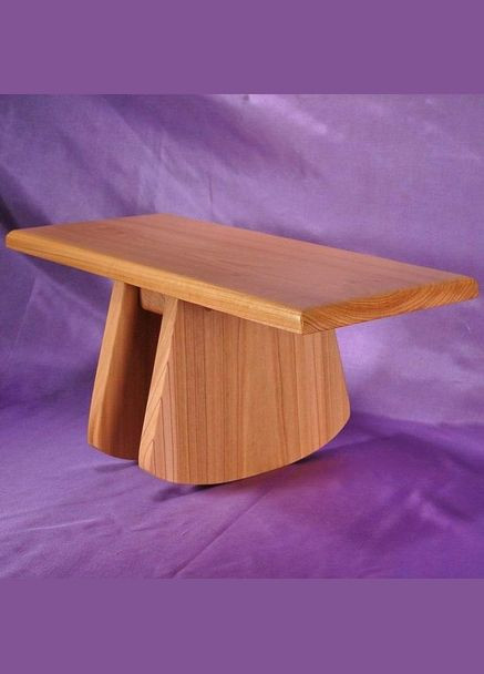 Лавка для медитації з дерева Асам сієна (СМЕ-001205) No Brand (328225694)