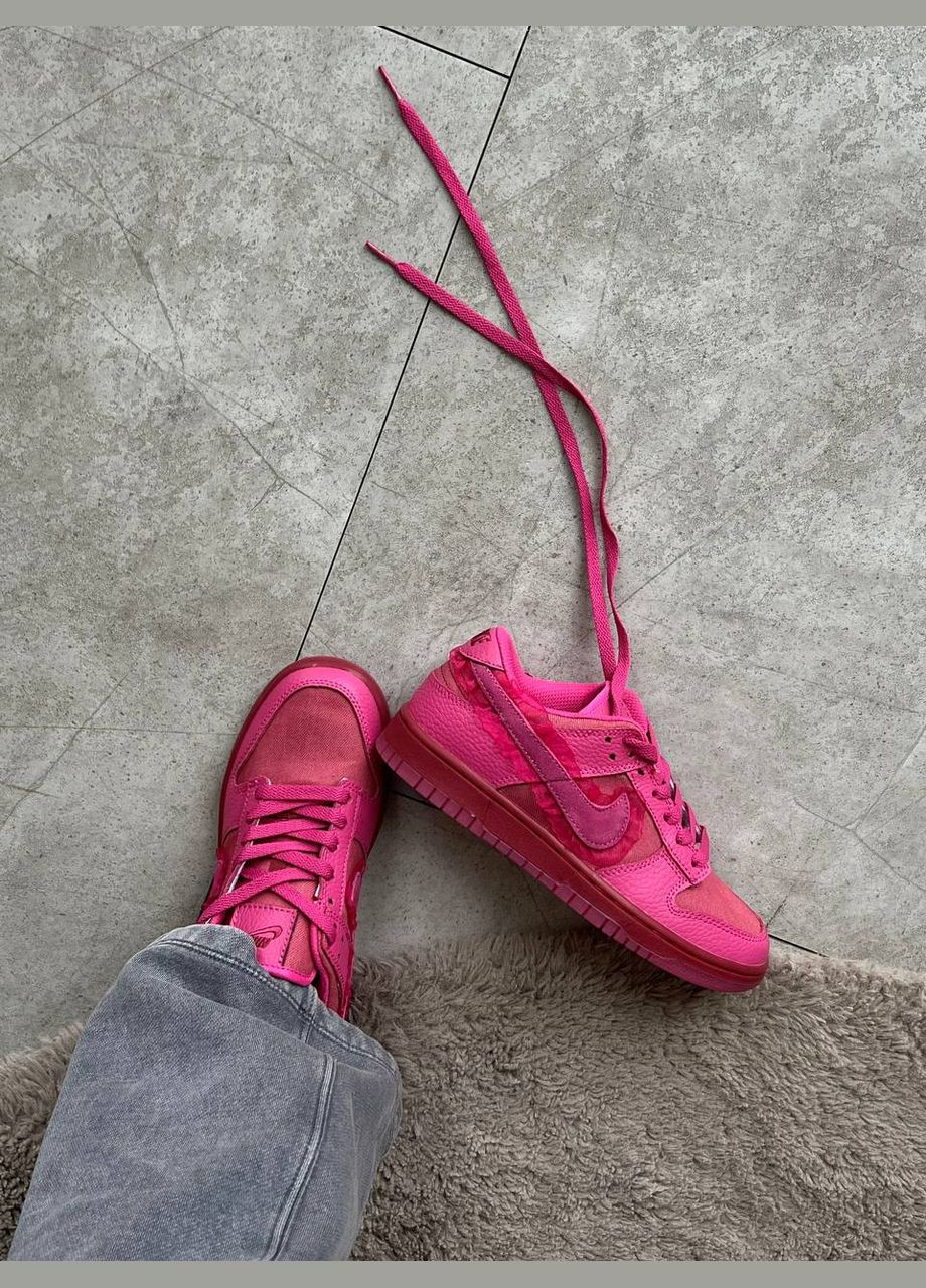 Розовые всесезонные кроссовки Vakko Nike Sb Dunk Low