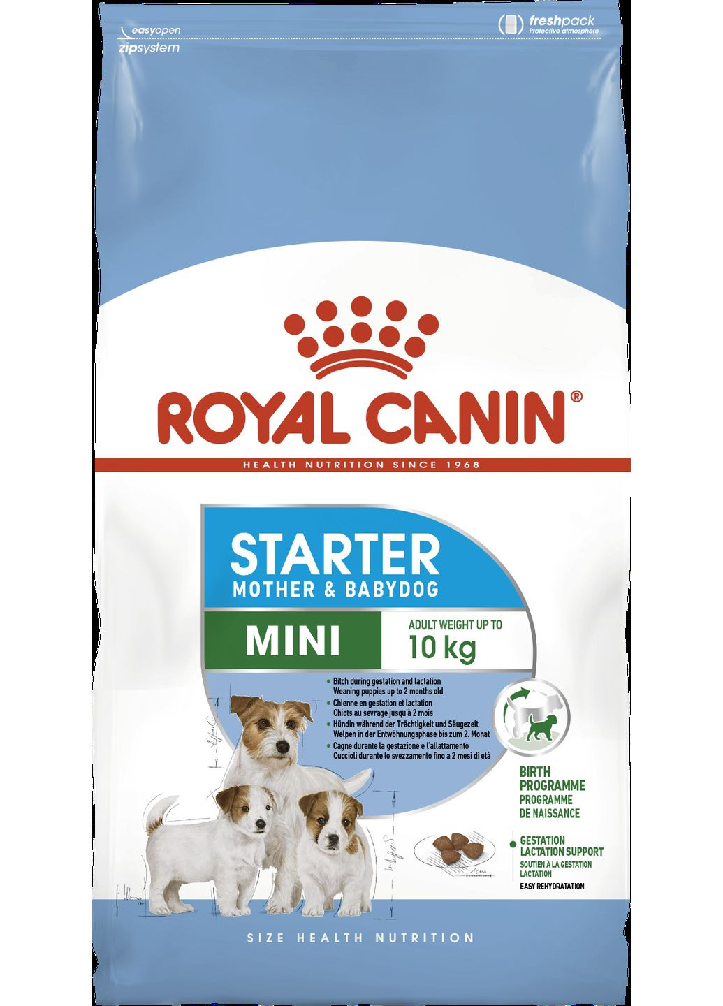 Сухий корм для цуценят та собак малих порід у період вагітності та лактації Mini Starter Mother & BabyDog 1 кг 2990010 Royal Canin (266274078)