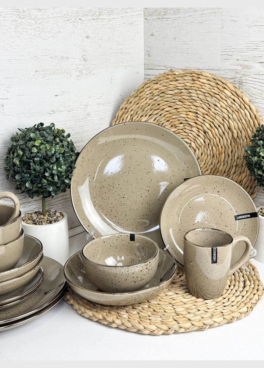 Набір посуду 21 предметів Emilia AR0021EBR Ardesto (335079524)