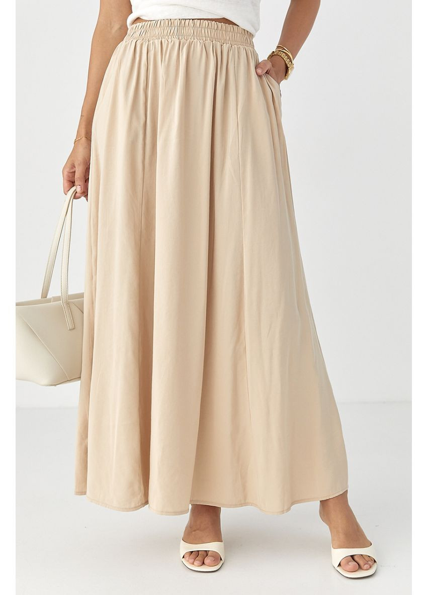 Жіноча пишна спідниця міді Lurex Юбка (370393257)