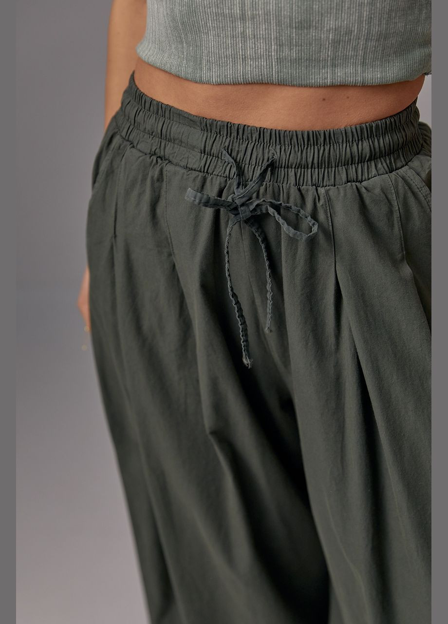 Жіночі штани-кюлоти на резинці Lurex (282953538)