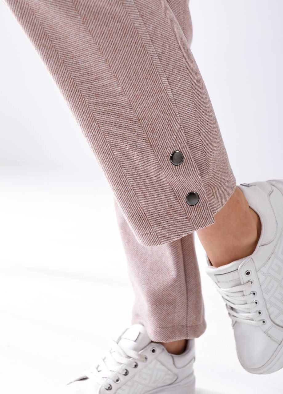 Женские брюки весна-осень твид елочка Modena (302066762)