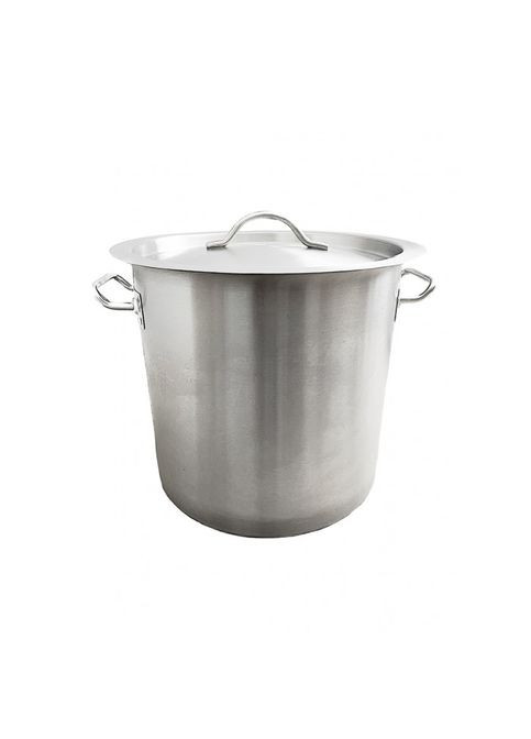 Кастрюля емкость с крышкой 25 л из нержавеющей стали AISI 304 No Brand (299898511)