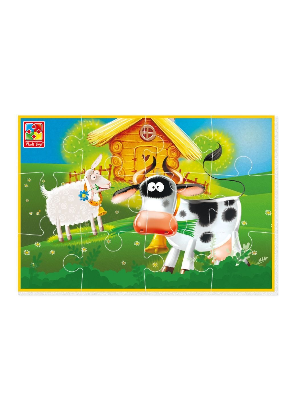 Мягкие пазлы А5 Малыш сможет "Ферма" VT1103-97(укр) Vladi toys (293154114)