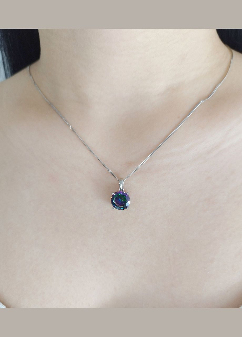 Подвеска серебряная с мистик топазом П4500-мт Shatlen Підвіска (341319940)