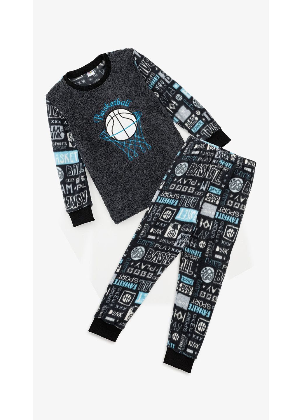 Серая зимняя пижама для девочки 1027 6 лет серый shop (2000999345999) Mini Moon