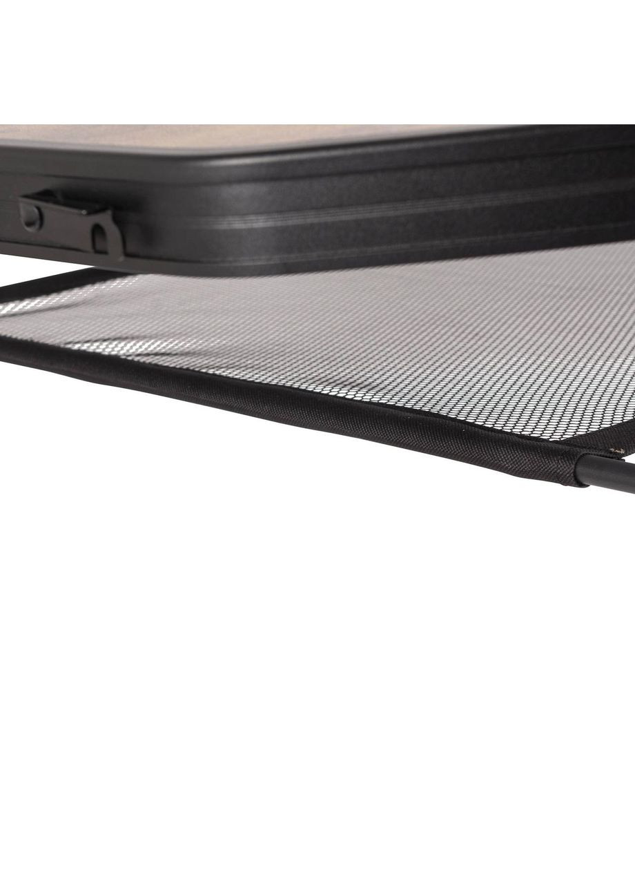 Стіл Woodbine Oval 150x80 cm Black/Wood look (1404230) Bo-Camp (363044594)