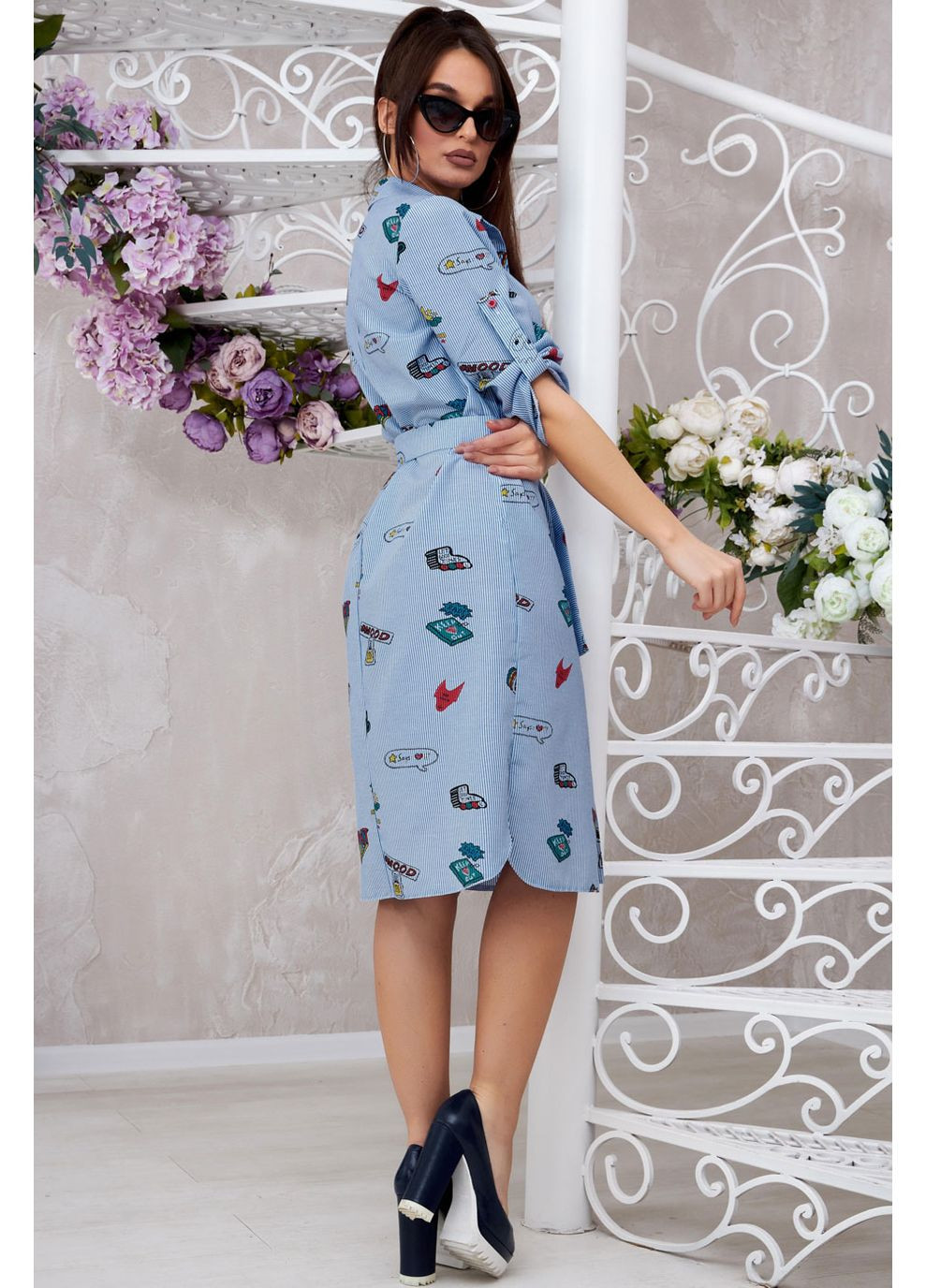 Синее платье 1331.4028 Seventeen