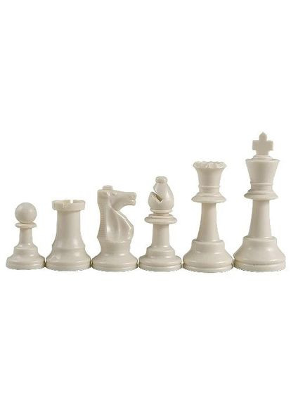 Шахові фігури Стаунтон пластик E210 без обтяжувача 97 мм Shachqueen (308218505)