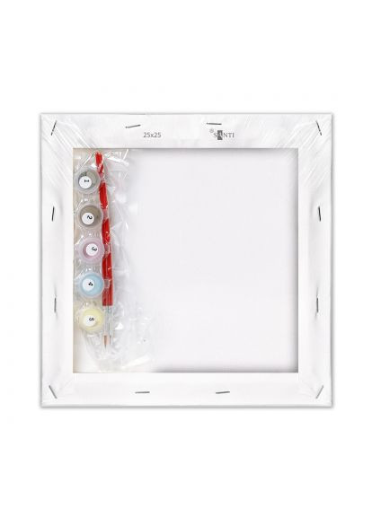 Картина по номерам Лайн Френдс Лошади и шоколадный мафин 25х25см (955034) Santi Лайн Френдс Коні та шоколадний мафін 25х25см (366066679)