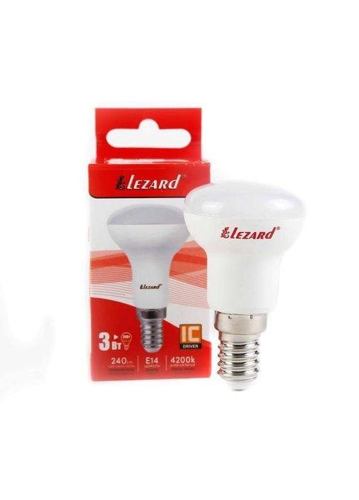 Лампа світлодіодна LED REFLECTOR R39 3W 4200K E14 220V Lezard (361151028)