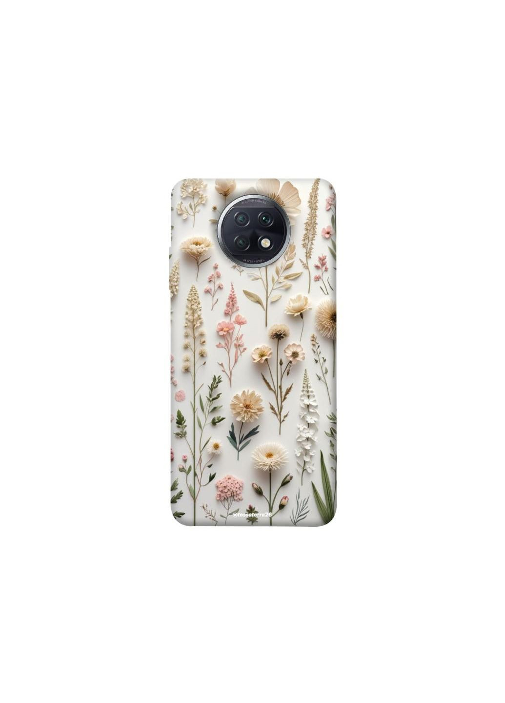 Чохол на Xiaomi Redmi Note 9 5G / Note 9T Floral design ver.1 Frontalka (361327943)