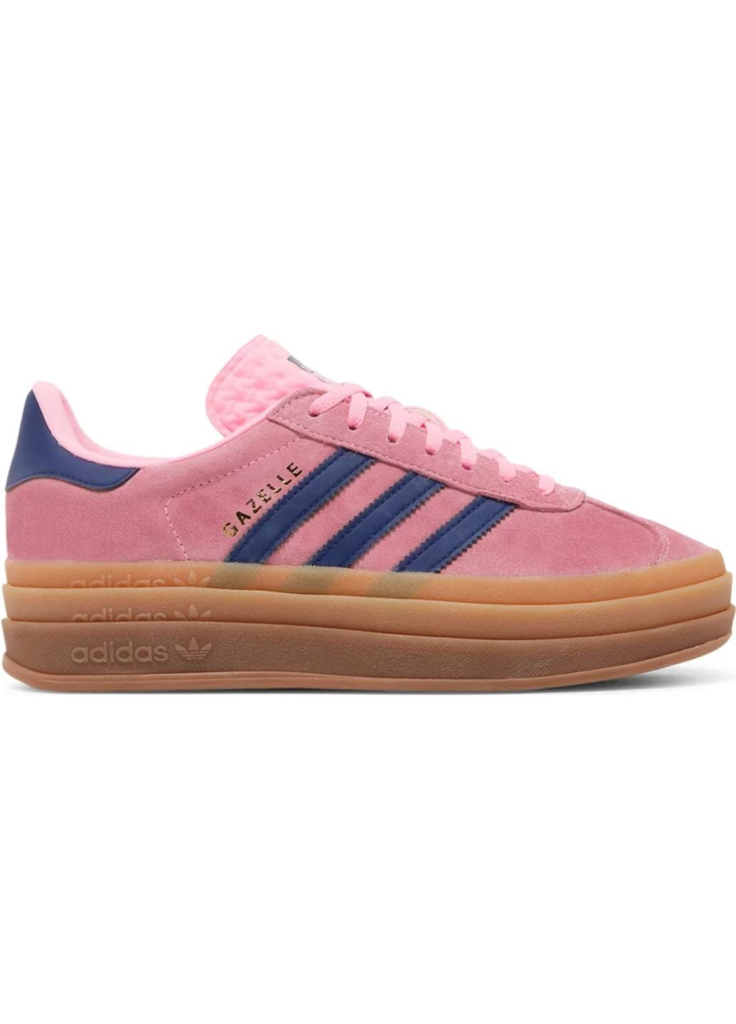 Рожеві кросівки gazelle platform bold pink glow — h06122 No Brand