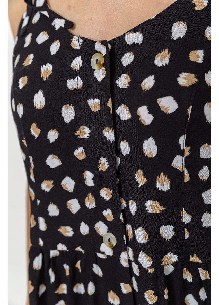 Сарафан з принтом, колір чорний, 102R333-1 Ager (369974120)