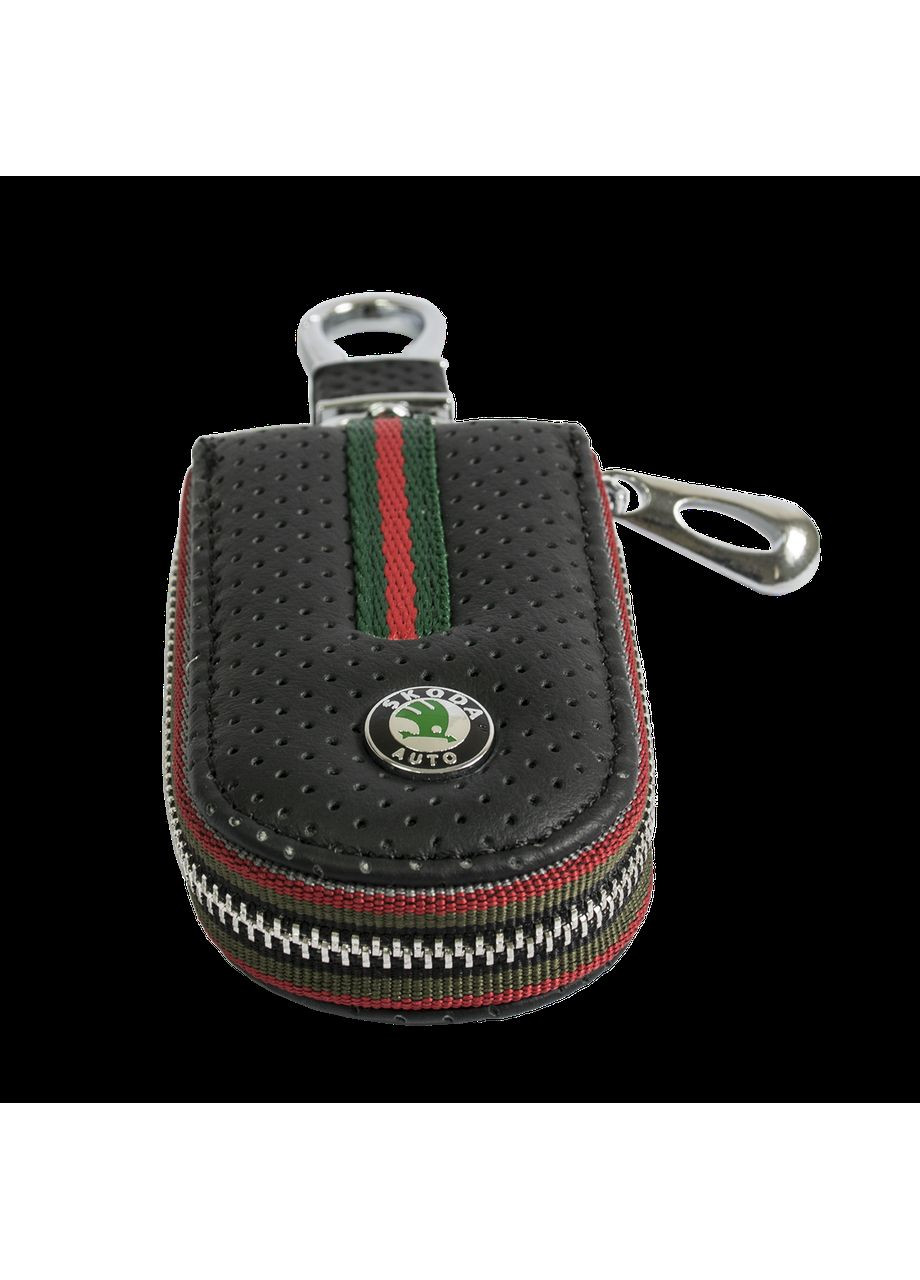 Ключниця, шкіряна автоключниця з логотипом СУБАРУ (чорна 21007) Subaru (360949211)