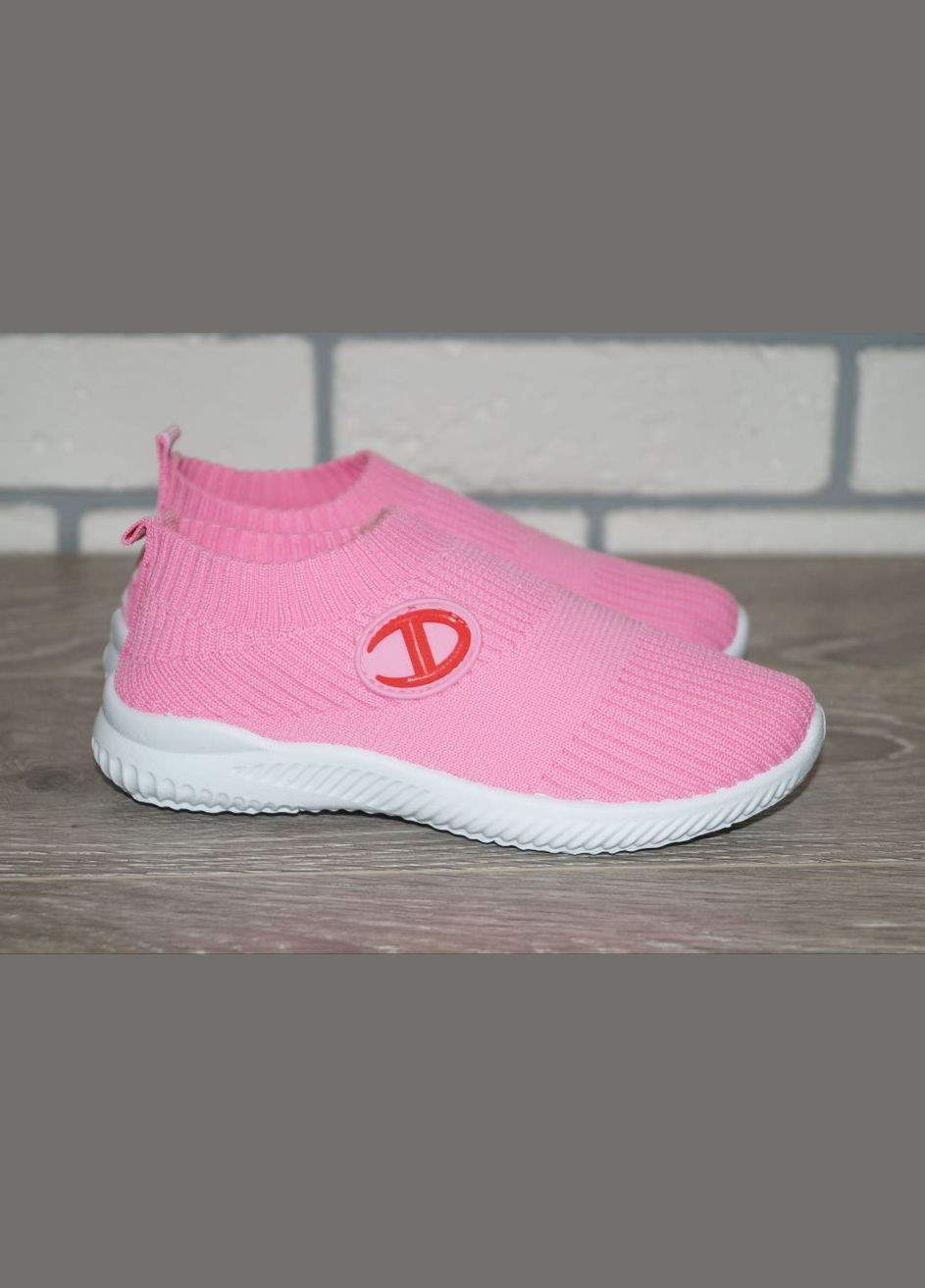 Рожеві літні кросівки текстильні для дівчинки літні рожеві Blue Rama