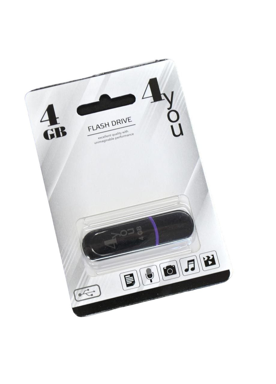 Usb 4Gb 012 Jet series Black 4You (322920532)