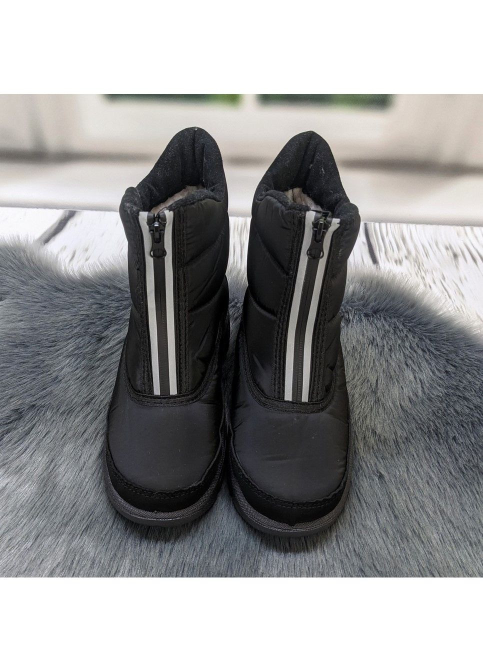 Зимние ботинки женские SV тканевые