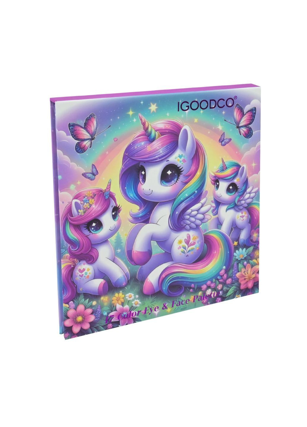 Палетка тіней для повік дитяча косметика, розмір 16х16х2 см - No Brand IG5706 (371928759)