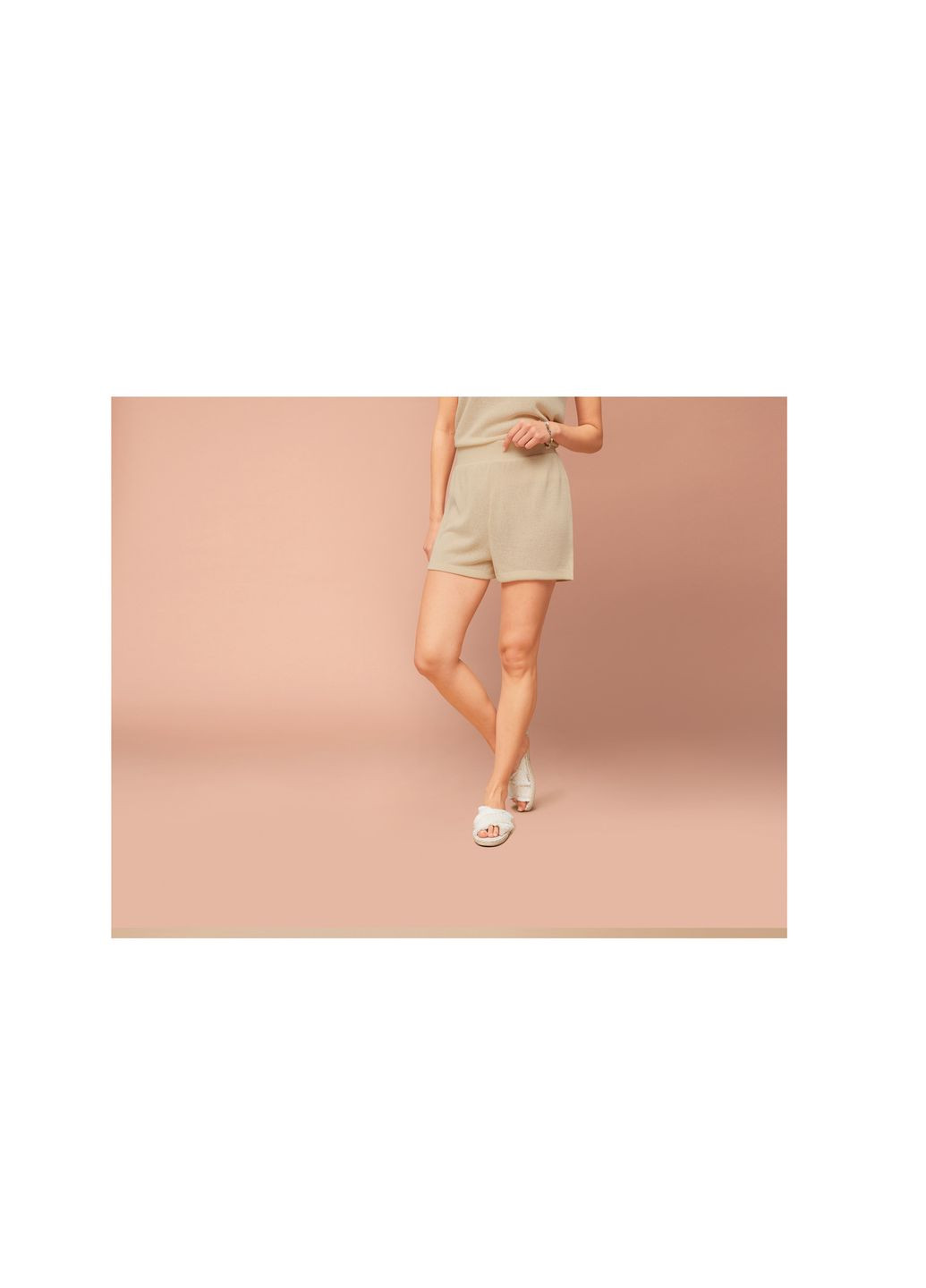 Шорты Бермуды из жатой ткани для женщины LIDL 461984 Esmara (305215128)