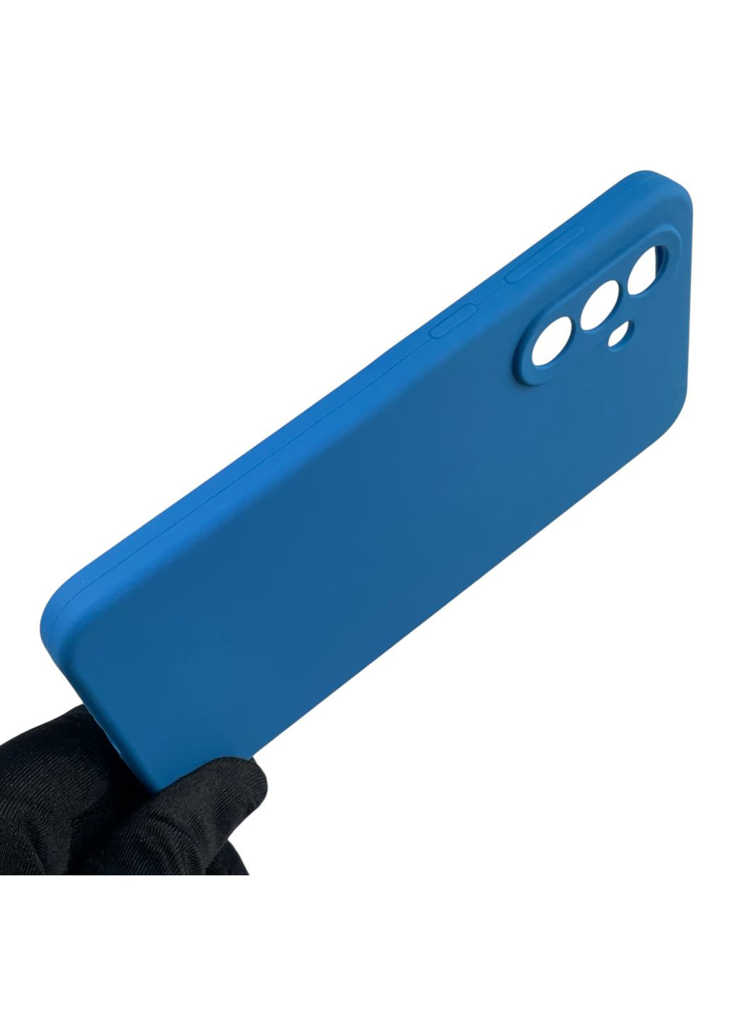 Чехол для Galaxy A36 5G (SM-A366U) силиконовый с микрофиброй нескользящий на самсунг а36 5г синий Samsung (366386524)