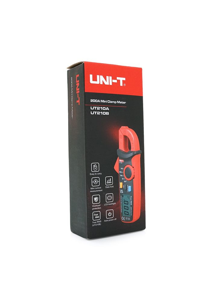 Токоизмерительные клещи UT210A Измерение: A(AC). Функции: Data Hold, подсветка. UNI-T (370616410)